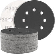 Dischi abrasivi in alluminio - 125 mm - 50 pezzi - nero - carburo di silicio