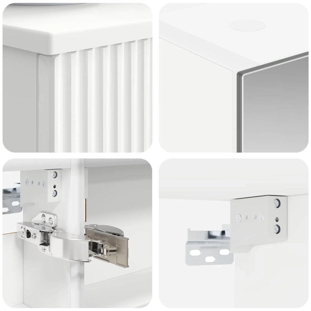 Set di mobili per il bagno 5 pcs Bianco 3407247