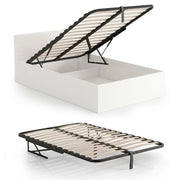 Rete Letto in Metallo con Pistoni a Gas 28 Doghe Divisibile 100x200 cm