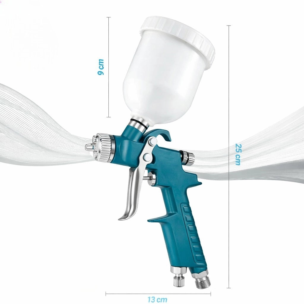 Pistola Aerografo Verniciatura 0.8 mm Spray HVLP con Serbatoio 100ml VA20134