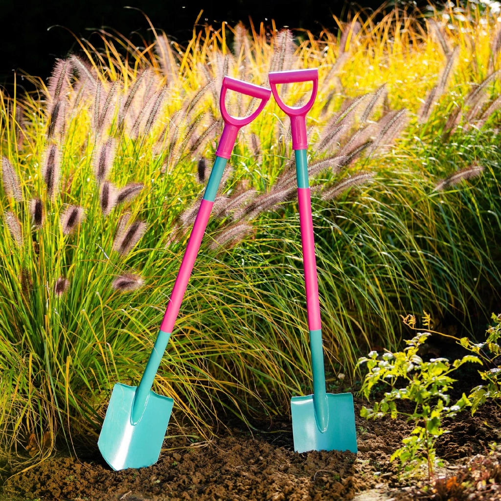 Pala da scavo KADAX Sharp 115 cm con manico in metallo per giardino, da donna