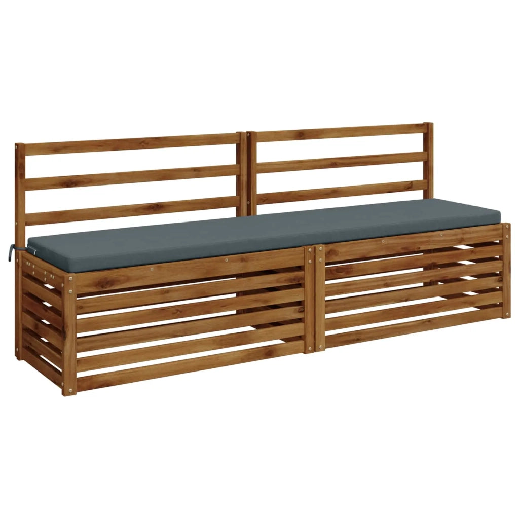 Cuscini per Panchina a 2 Pezzi SOEST 2 pz 100% Poliestere Blu 949149