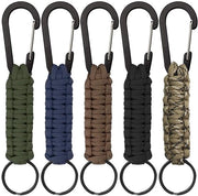 Paracord Hanger con Fermo per Pistola - Cavo per Chiavi Tessuto a Mano - Duraturo e Resistente - Adatto per l'Outdoor - Utile per le Chiavi, Accessori e Attrezzi