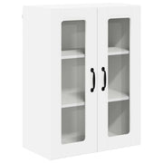Mobile da cucina moderno e minimalista con pratico spazio di archiviazione 60 x 31 x 80 cm legno ingegnerizzato bianco 02_0054102