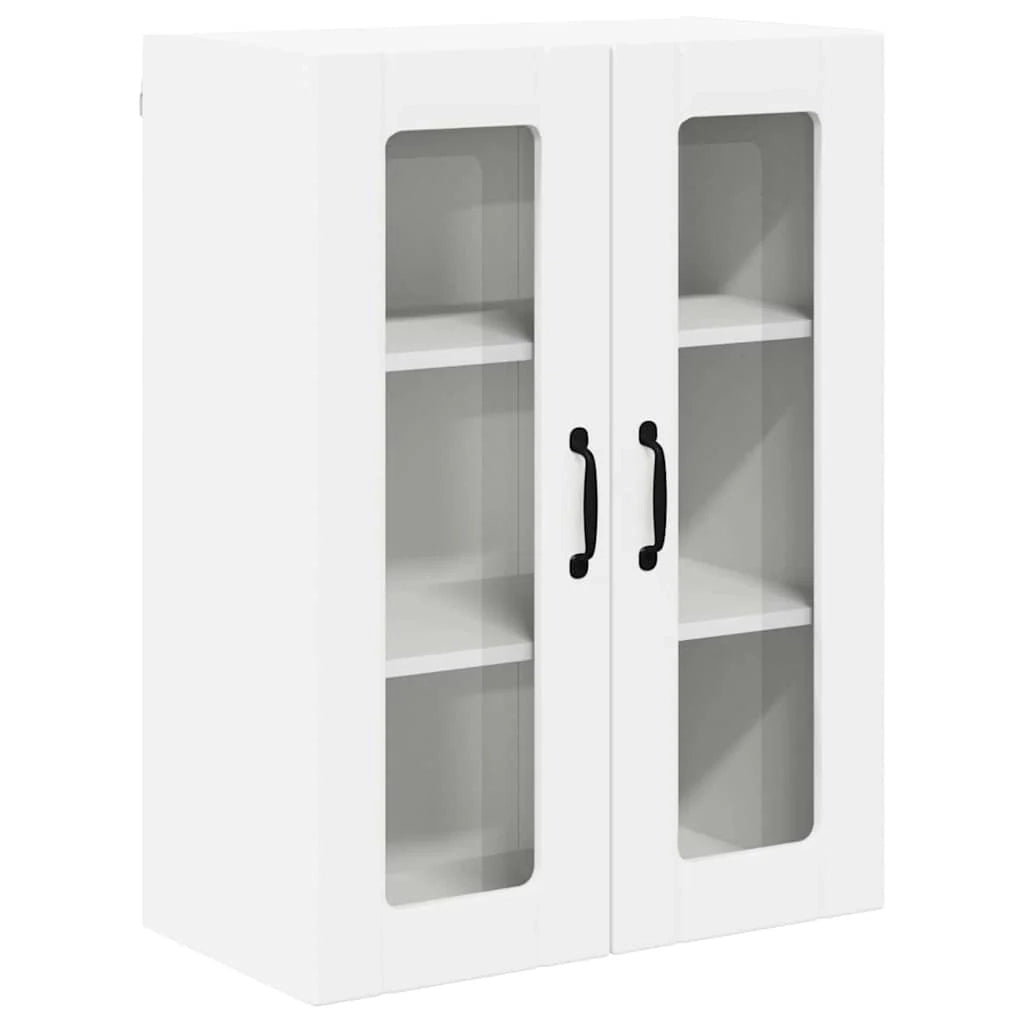 Mobile da cucina moderno e minimalista con pratico spazio di archiviazione 60 x 31 x 80 cm legno ingegnerizzato bianco 02_0054102
