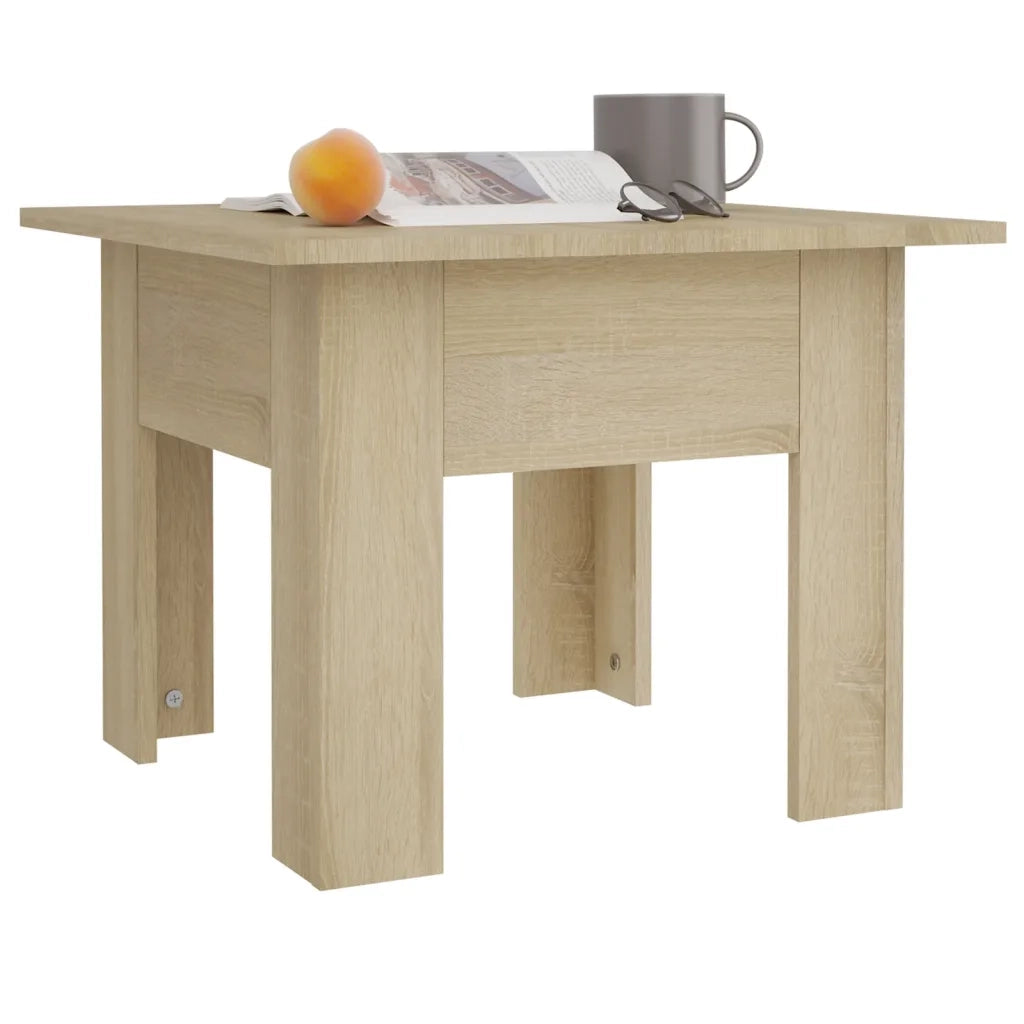Tavolino da Salotto Rovere Sonoma 55x55x42 cm in Truciolato cod mxl 25140