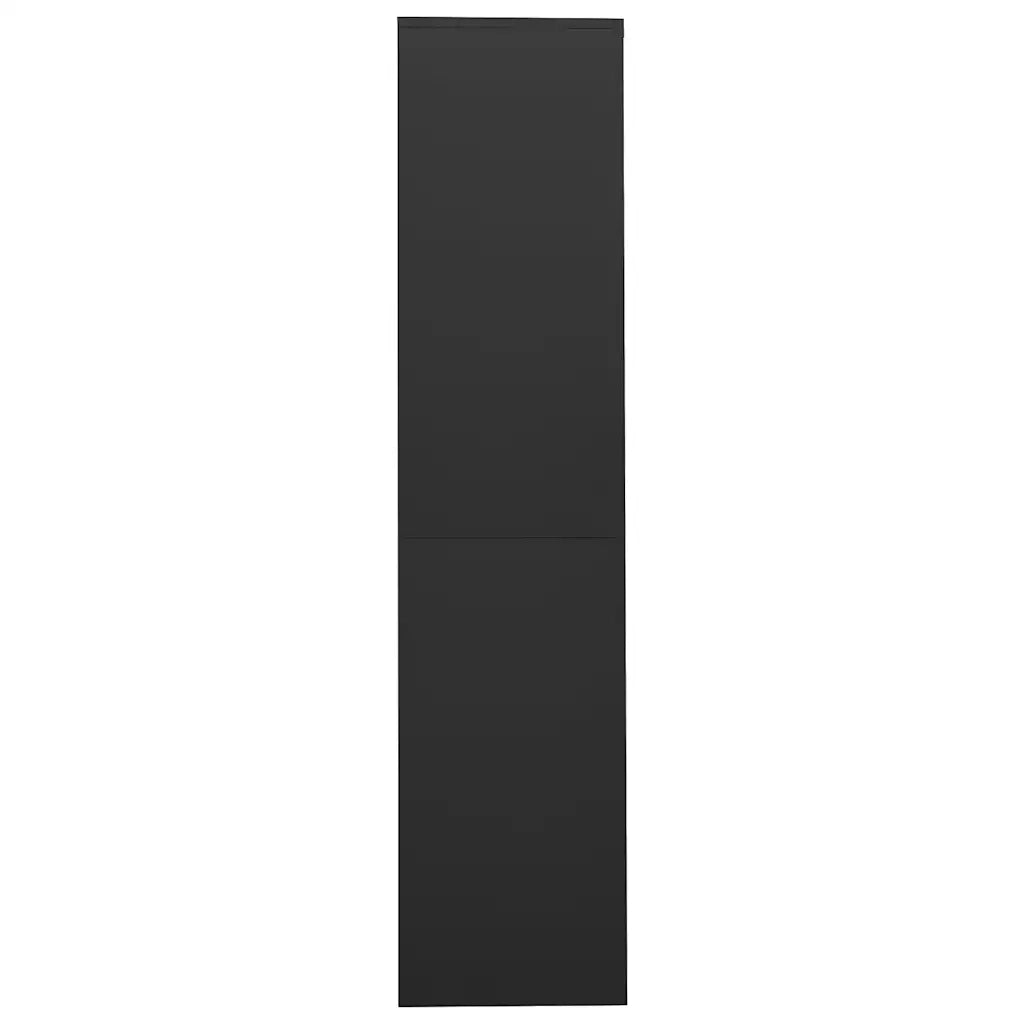Armadio Ufficio Anta Scorrevole Antracite 90x40x180 cm Acciaio cod mxl 50433