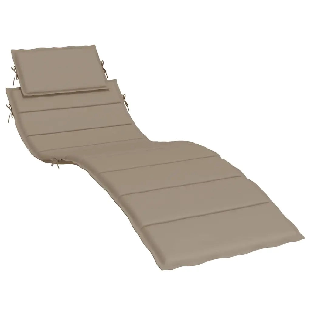 Cuscino per Lettino Tortora 186x58x4 cm in Tessuto Oxford 314166