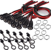 Kit di connettori di alimentazione per 12V 10A, 10 pezzi, connettore DC 5,5 x 2,1mm