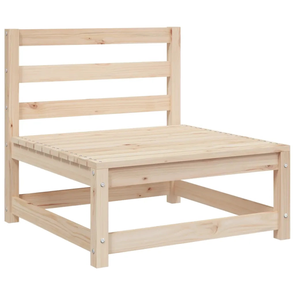 Set Divani da Giardino 3 pz in Legno Massello di Pino