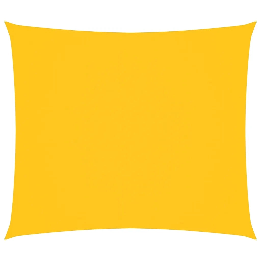 Parasole a Vela Oxford Rettangolare 2x2,5 m Giallo 135584