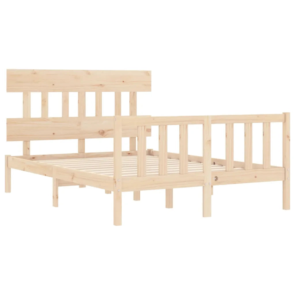 Giroletto senza Materasso 140x200 cm in Legno Massello di Pino 3193336