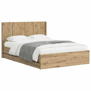 Struttura del letto con stoccaggio e testata Artisan Oak 3445803
