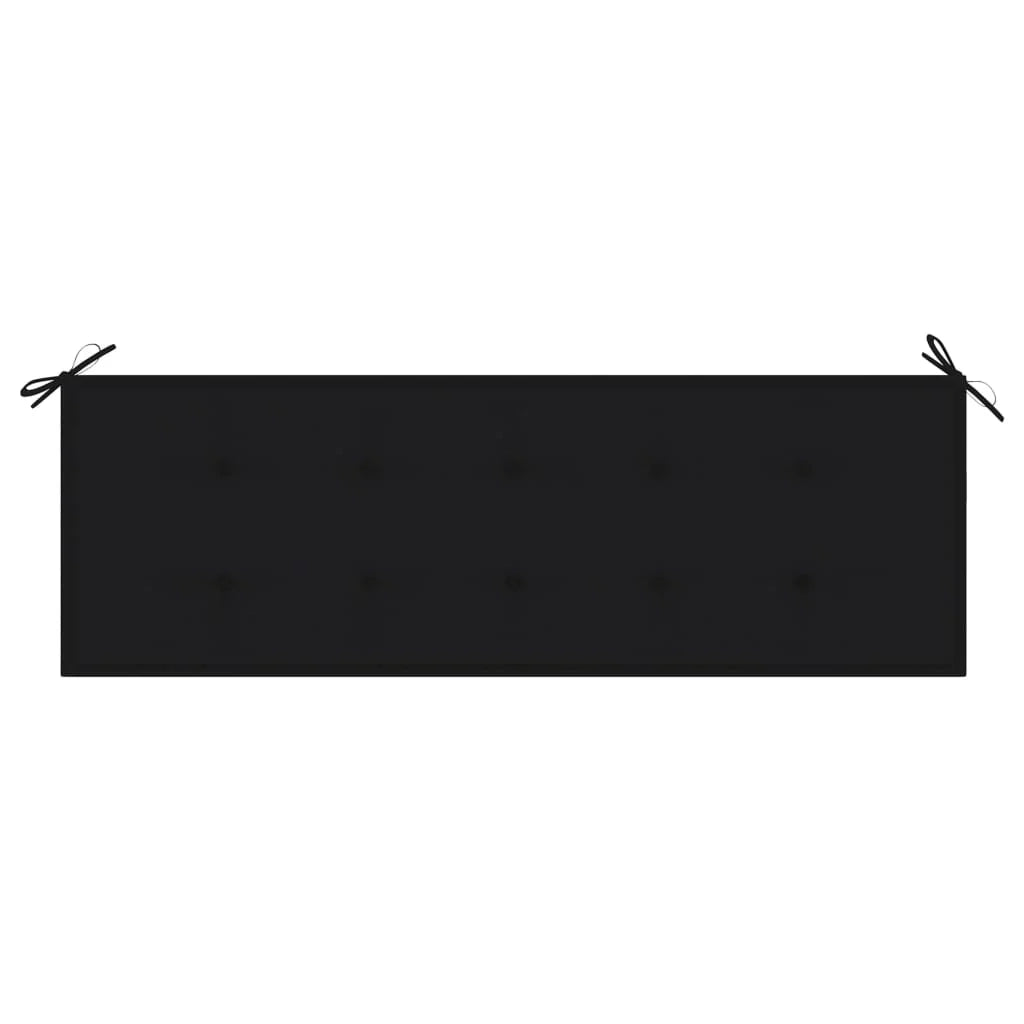 Panca da giardino mobili da esterno per patio panca da terrazza impilabile con cuscino 159 cm legno massello di teak 02_0011686
