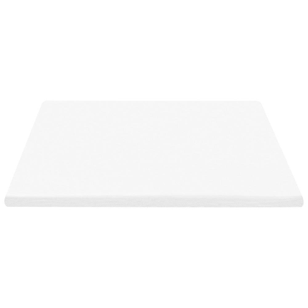 Coprimaterasso in schiuma bianco 160 x 200 cm comfort morbidezza