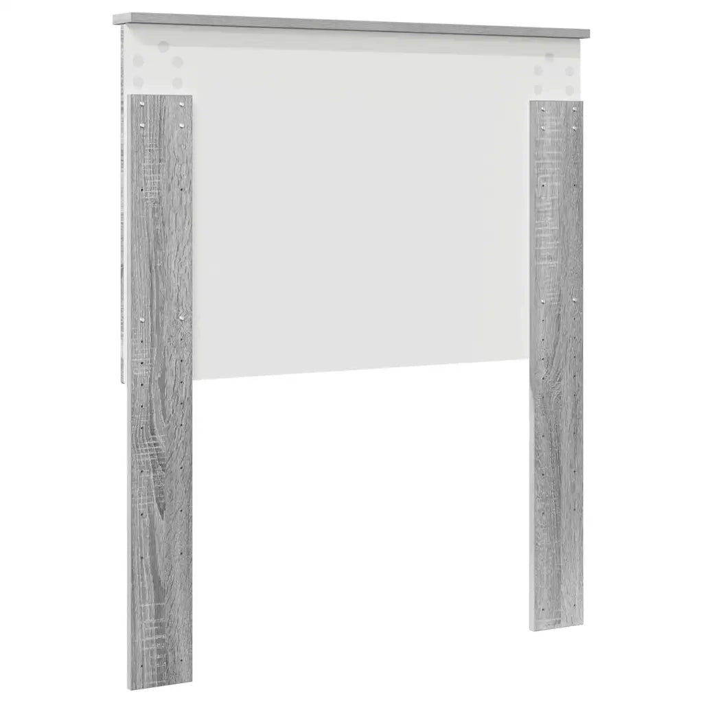 Testiera-Testata-Testiera Decorativa Grigio Sonoma 80 cm Legno multistrato 464510