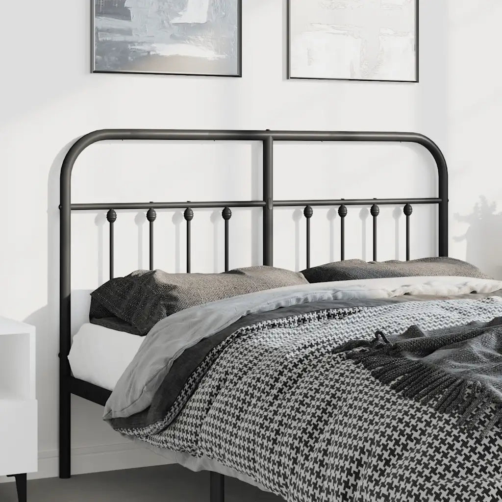Testiera di Ricambio in Metallo Nero 135 cm 352610