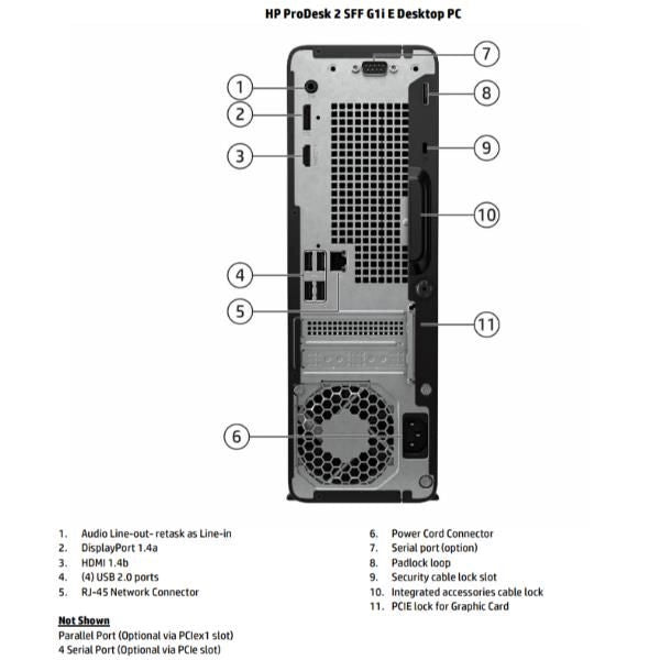 Prodesk 2 g1i sff i5 8 256 w11p - B70Z2AT#ABZ