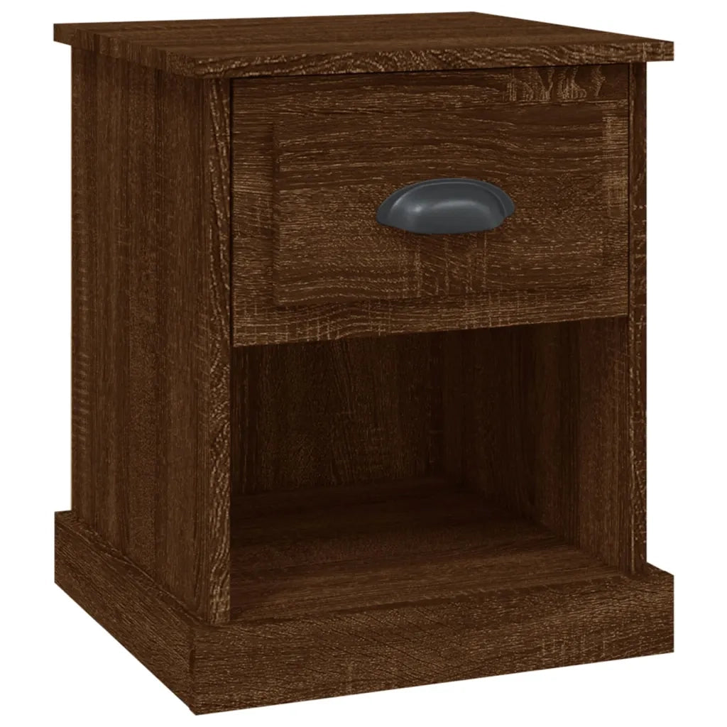 Comodino Rovere Marrone 39x39x47,5 cm in Legno Multistratocod mxl 87835