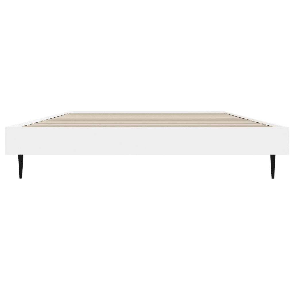 vidaXL Giroletto Bianco 90x190 cm in Legno Multistrato