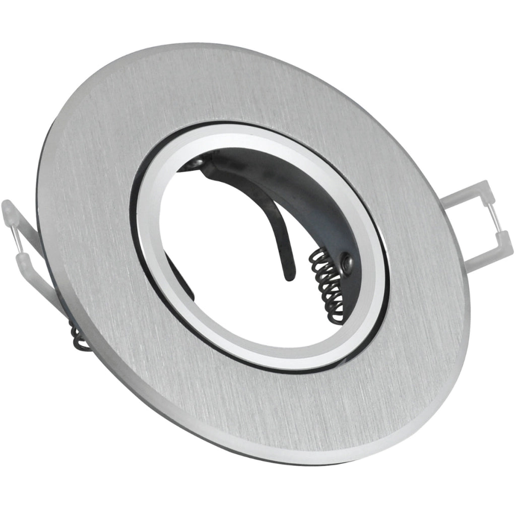 Faretto incasso Polux WEST OPAL alluminio argento GU10