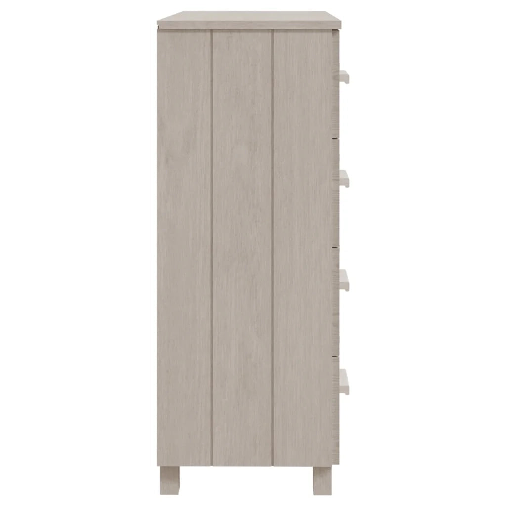 Buffet credenza cassettiera armadio mobile contenitore organizer per cucina soggiorno salotto 79 x 40 x 103,5 cm legno massello di pino bianco 02_0032130
