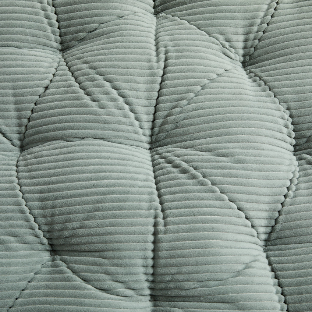Poltrona Papasan Girevole 360 con Cuscino Imbottito; Design Ergonomico per Soggiorno o Camera; Acciaio Marrone Verde Chiaro