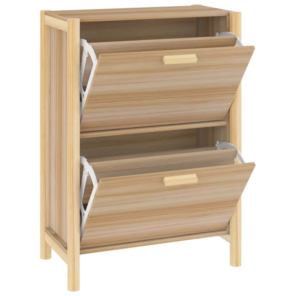 Scarpiera-Scaffale per scarpe 57,5x33x80 cm in Legno Multistrato