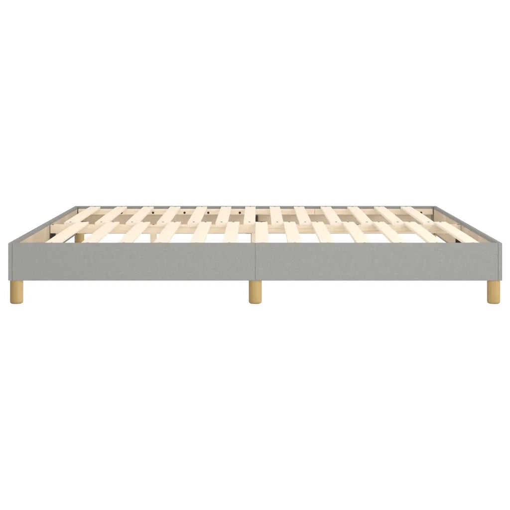 Giroletto a Molle Grigio Chiaro 180x200 cm in Tessuto cod mxl 77572