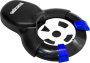 Calzini per bambini in tessuto elastico, nero e bianco, unisex, con foro per il piede - Una misura