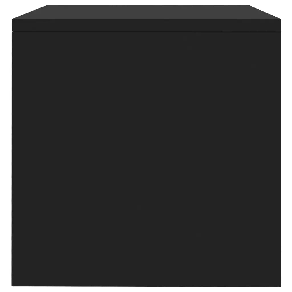 Comodini 2 pz-Set di 2 Tavolino da notte Neri 40x30x30 cm in Legno Multistrato