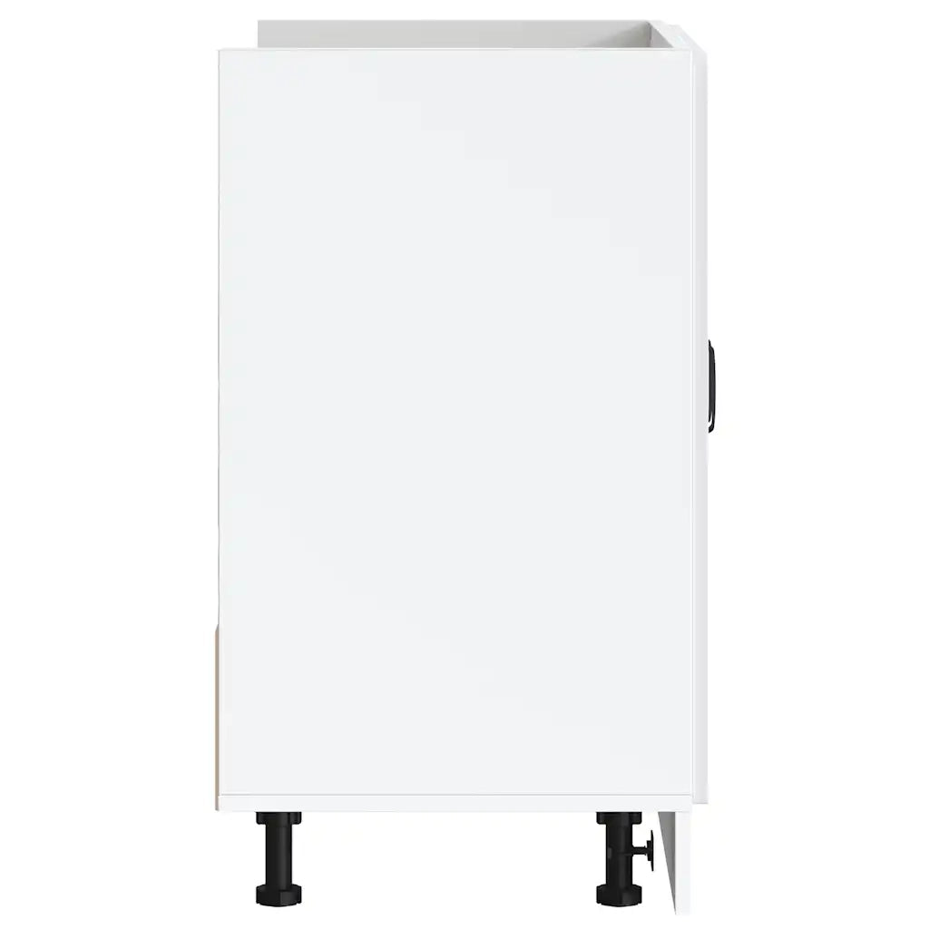 Mobile base lavello-Armadietto da bagno Lucca Bianco in Legno Multistrato 537380