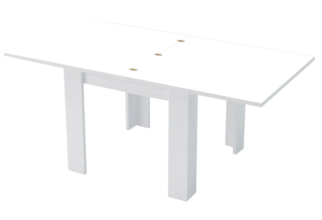 Tavolo Allungabile 90x90/180x75 cm Jesi Larice bianco
