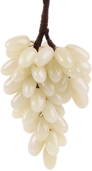 Decorazioni in Jade Naturale a Forma di Druppa - Statue Decorative - Materiale Duraturo - Luminoso e Laccato - Decorazione per l'Interno - Ideale per Casa e Ufficio