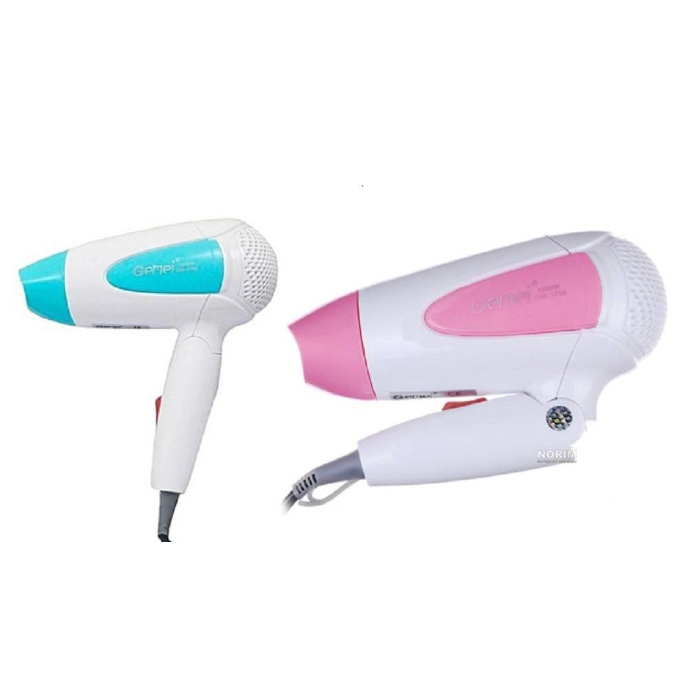 Trade Shop - Asciugacapelli 1200 Watt Manico Pieghevole Vento Freddo/caldo 2 Velocita' Gm1756 -