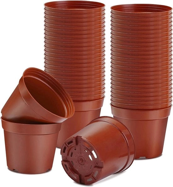 Pannelli per piante, Ø 12cm 10 pezzi, Pannelli per piante premium - vasi per piante rotondi per la coltivazione delle piante - vasi per innesti per frutta, verdura, piante, piante grasso, innesti, stecchi, rinnovo