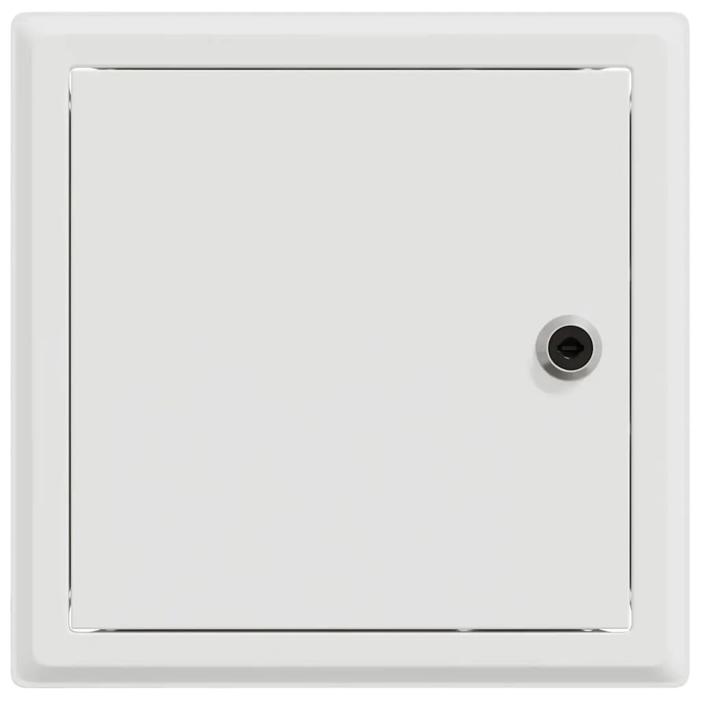 Pannello di Accesso 2 pz Bianco 23 x 23 x 3 cm Acciaio CFW4060672