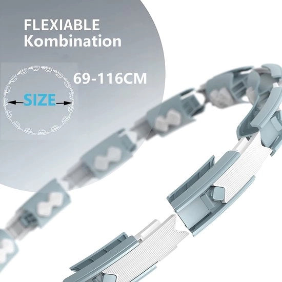 Fitness Hoelahoep per Adulti - Fitness Hoelahoep per Perdita di Peso - Ideale per Principianti - Adattabile e Leggero - Fitness Hoelahoep