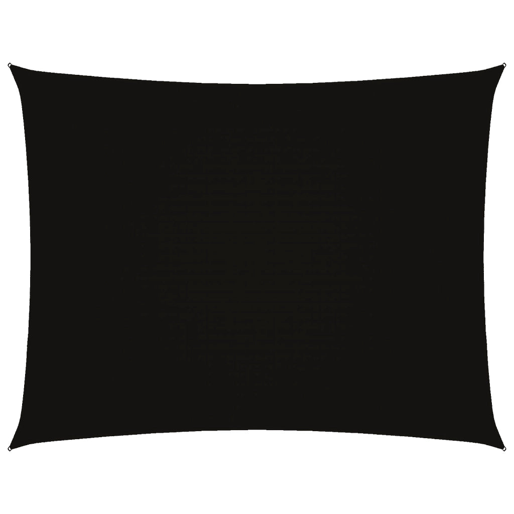 Parasole a Vela Oxford Rettangolare 3x4,5 m Nero 135761