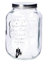 Dispenser da Cucina Campeggio in Vetro con Rubinetto 8 Litri