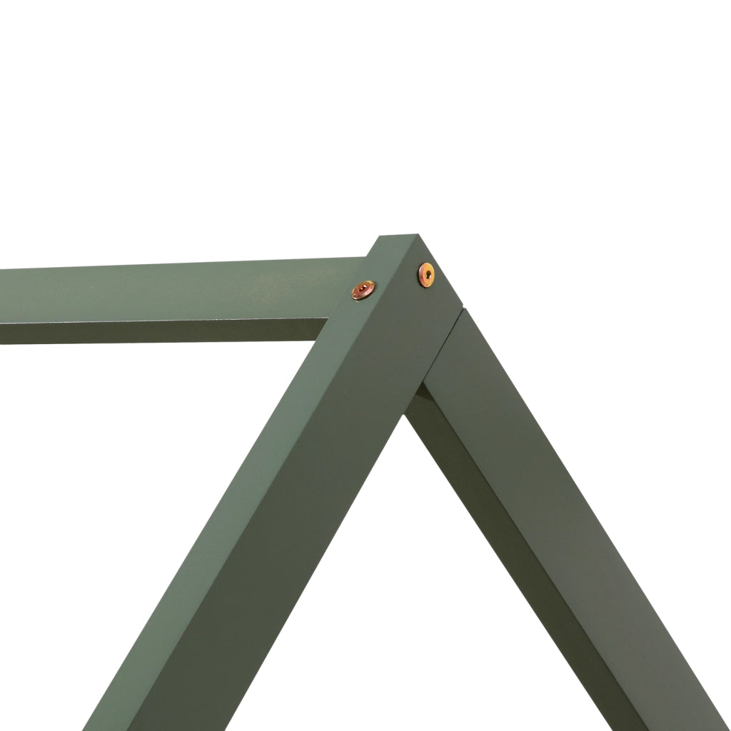 Letto a capanna per bambini 190x90cm verde MARCEAU