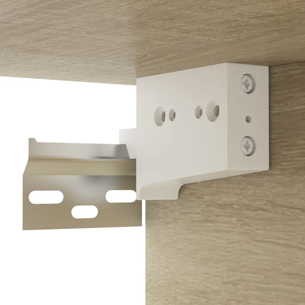 Mobile TV Pensile Rovere Sonoma 100x30x26,5cm Legno Multistrato 806232