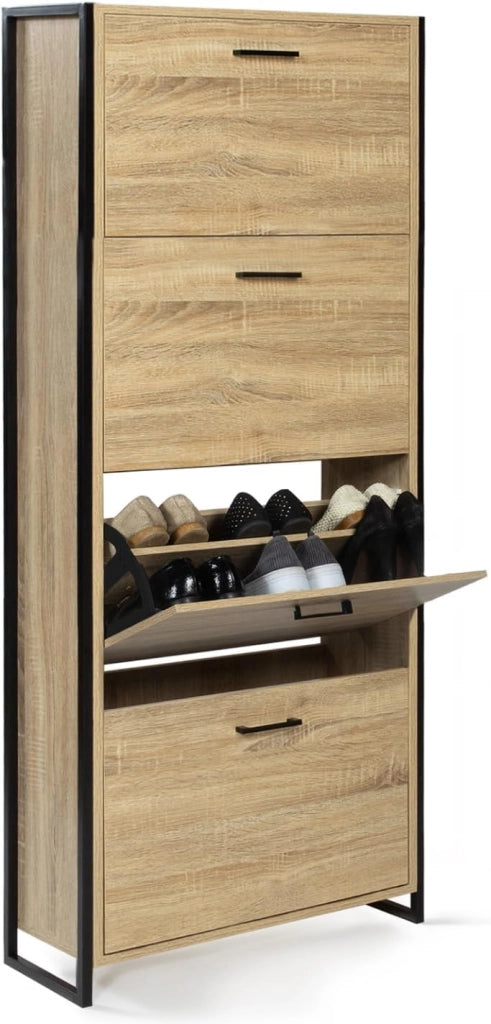 Scarpiera LUIS 4 ante design industriale