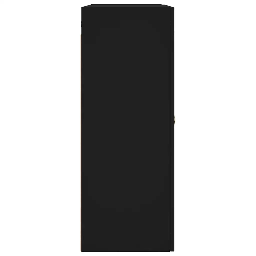 Armadietto a Muro | Mobile a Parete Nero 69,5x34x90 cm