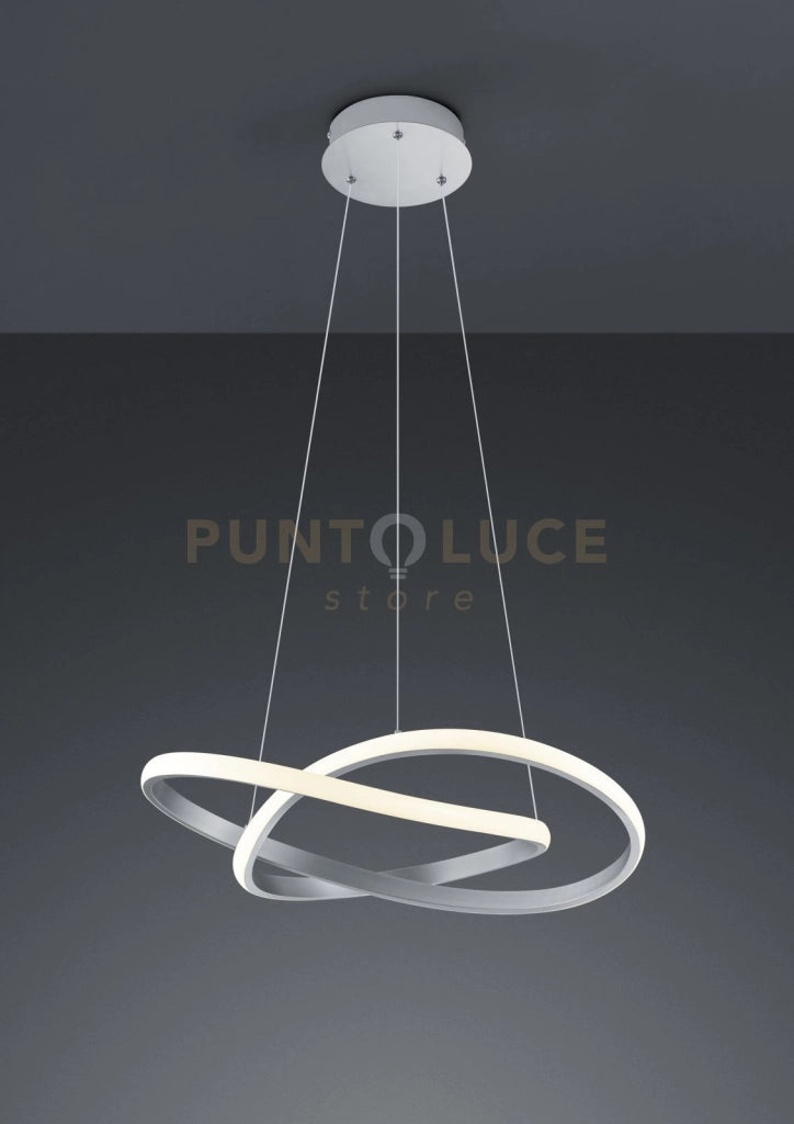 COURSE SOSPENSIONE LED 27,5W · 1x 3150lm, 3000K CERCHIO INFINITO ACCIAIO SATINATO D. 60CM