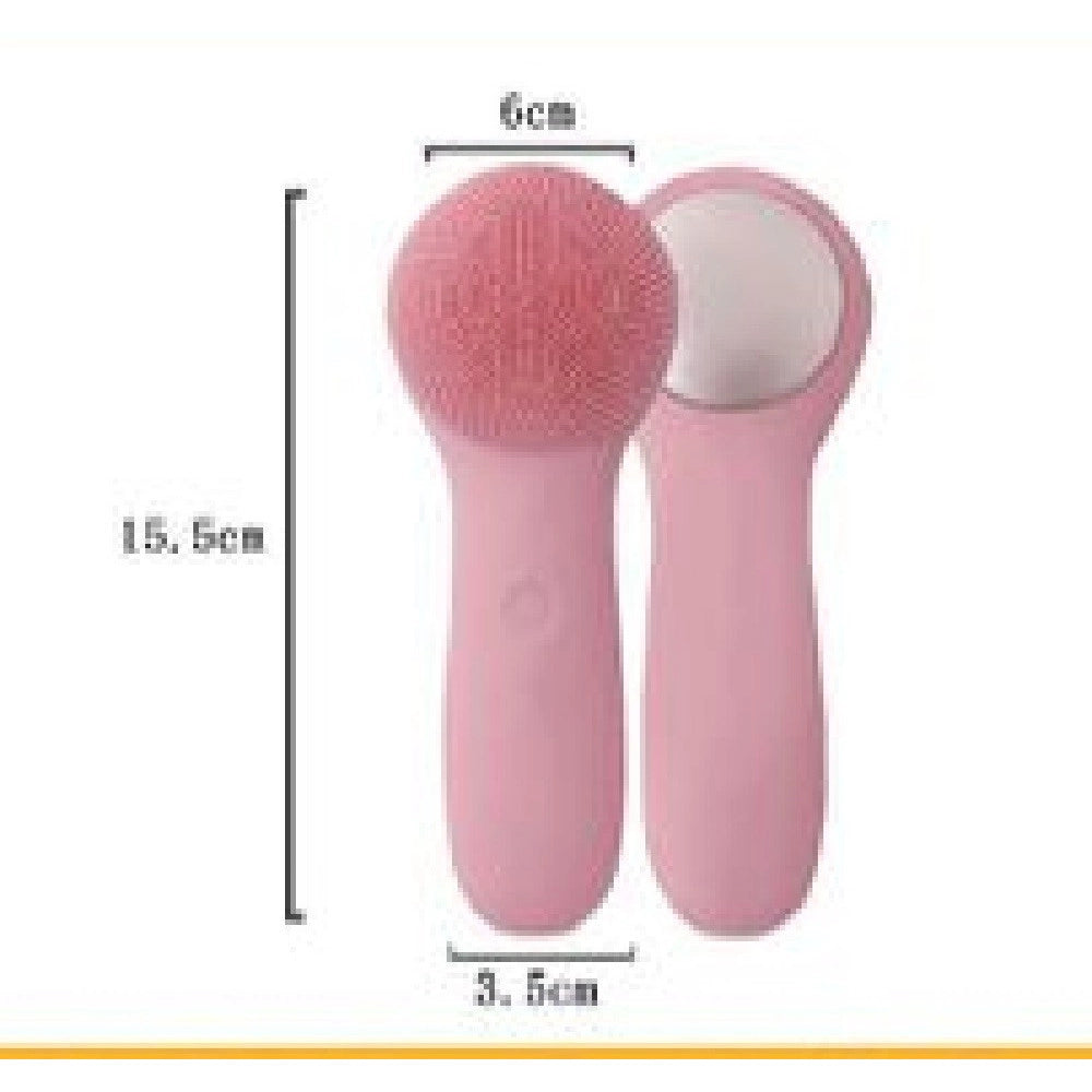 Trade Shop - Spazzola Pulizia Viso Elettrica Facciale Detergente Massaggio Silicone Mx-8419 -