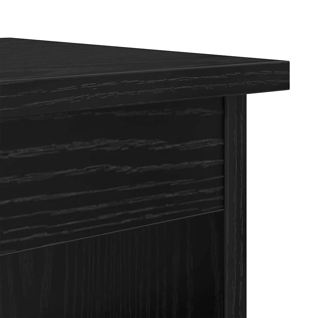 Tavolino da salotto 3 pz Rovere Nero 48 x 45 x 45 cm 881452