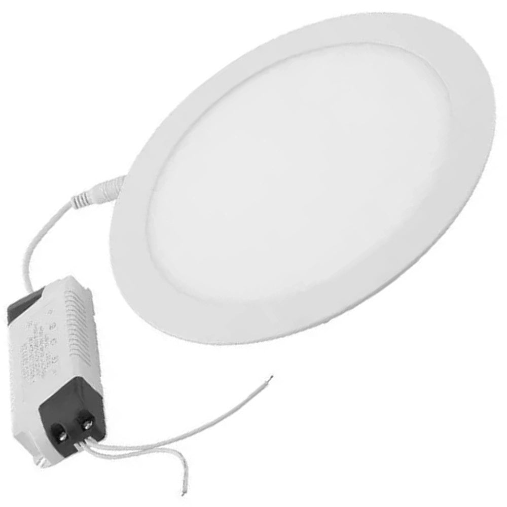 Trade Shop - Pannello A Led Tondo O Quadrato Ad Da Incasso Luce Fredda Calda Neutra Wisdom -