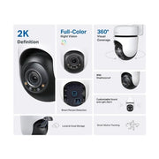Tp-link tapo tc41 v2 sferico telecamera di sicurezza ip interno e esterno 2304 x 1296 pixel soffitto/parete/palo