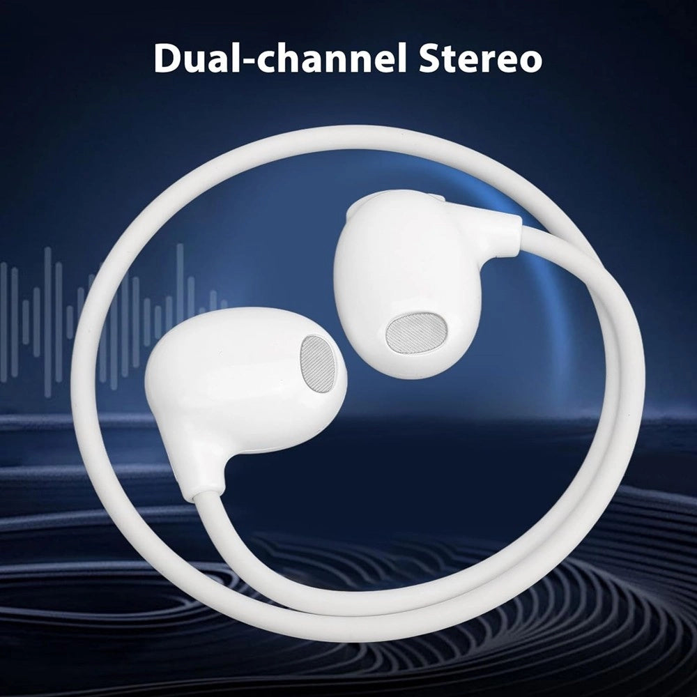 Trade Shop - Cuffie A Conduzione Ossea Bluetooth 5.3 Impermeabili Ipx6 Sportive Wireless Corsa -
